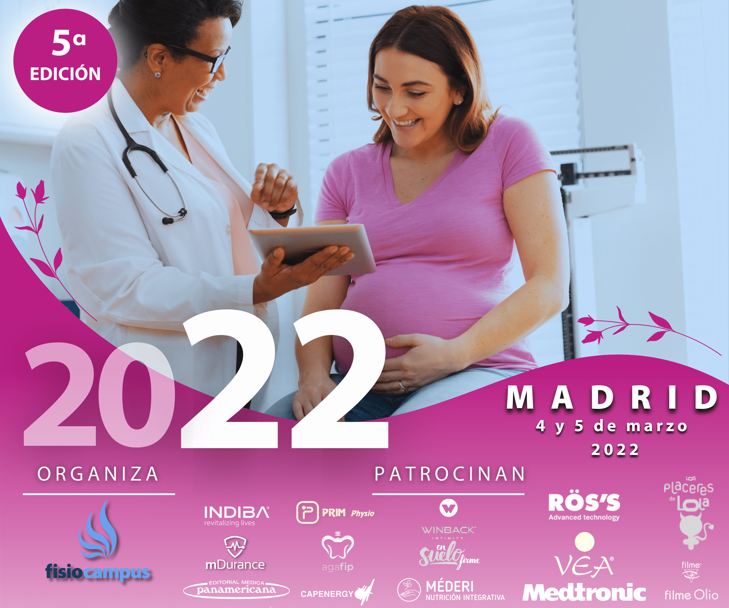 Entre Dos Manos - Jornadas Pluridisciplinares de Obstetricia y Suelo Pélvico - 5ª Edición