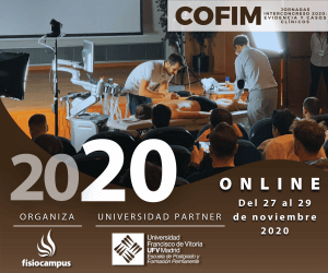 Congreso Internacional de Fisioterapia Invasiva y Musculoesquelética - JICOFIM 2020